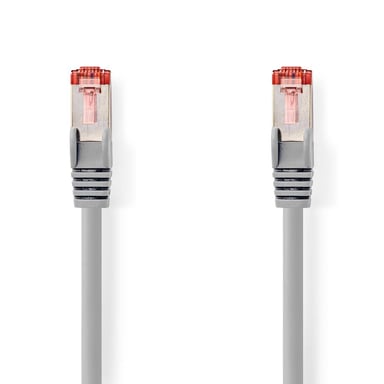 Nedis CCGL85221GY20 câble de réseau Gris 2 m Cat6 S/FTP (S-STP) - Neuf