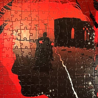 Harry Potter Puzzle 1000 pièces Secret Horcrux Wizarding à Assembler Noir / Rouge