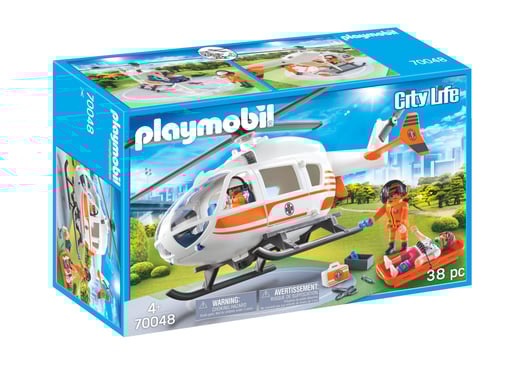 Playmobil City Life Helicóptero de rescate