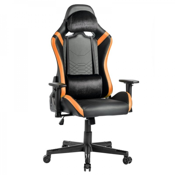 Chaise Gaming Professionnelle MARS GAMING MGC PRO Cuir PU Accoudoirs 2D Dossier Inclinable 135° - vue 5