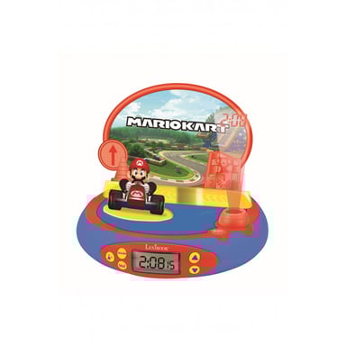 Sveglia con proiettore Lexibook Mario Kart 3D con suoni di videogiochi