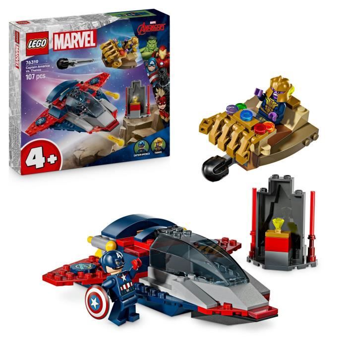 Lego Marvel Captain America contre Thanos - vue 3
