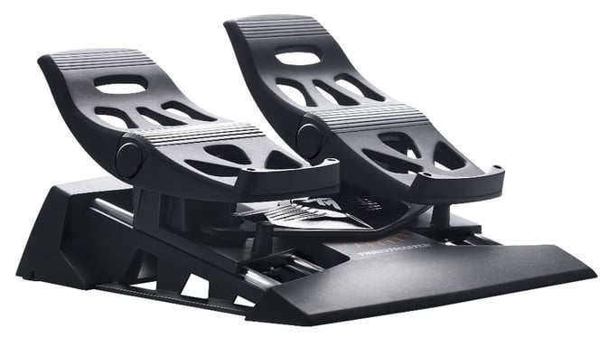 Thrustmaster T.Flight Pedales de timón Pedales USB negros PC, PlayStation 4
