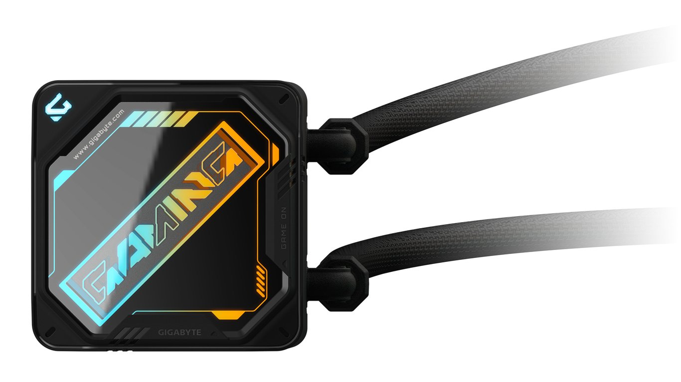 GIGABYTE Gaming 240 Refroidisseur Liquide pour CPU 2x120mm Ventilateurs ARGB mécanisme d¿emboîtement Coulissant Daisy Chain - vue 7