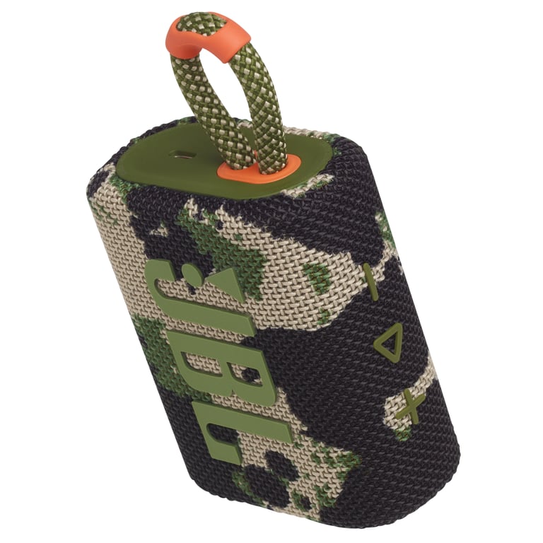 Mini enceinte étanche à l'eau et à la poussière portable Bluetooth GO 3 - Camouflage