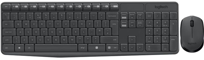 LOGITECH Ensemble Clavier Souris MK235 - Sans Fil - AZERTY - Récepteur USB