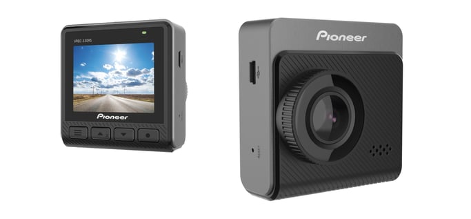 Pioneer VREC-130RS cámara de salpicadero Full HD Encendedor de cigarrillos Negro