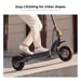 Patinete Eléctrico Ausom K30 VMP, Motor 1100W y Batería 648Wh, Autonomía 70km, Suspensión ShocFree, Bloqueo Inteligente NFC, Patinete Plegable para Adultos