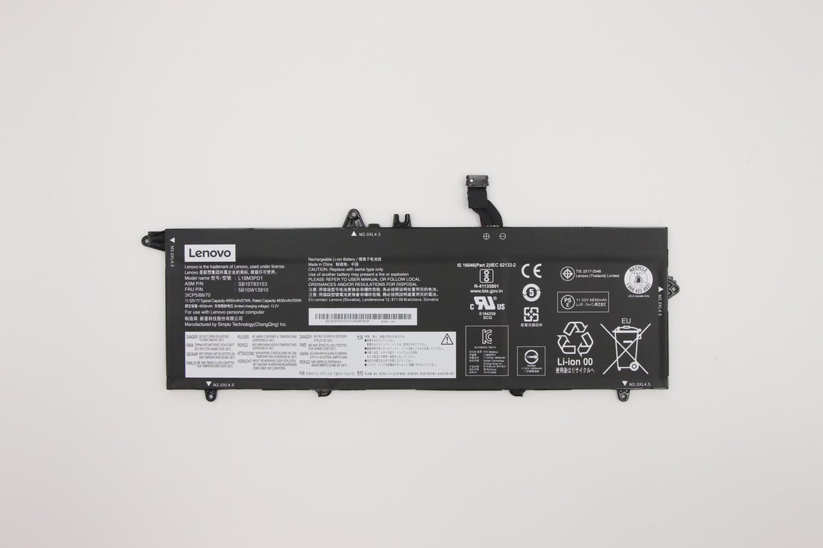 Lenovo 5B10W13910 composant de laptop supplémentaire Batterie Neuf