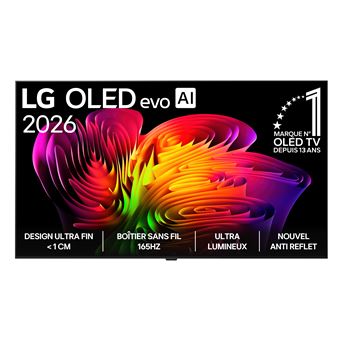 TV OLED LG evo OLED77W6 195 cm 2026 - vue 3