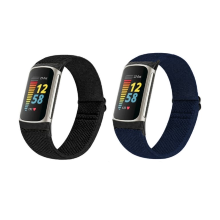 INF Pack de 2 bracelets de montre Sport tissés pour Fitbit Charge5/6 - vue 2