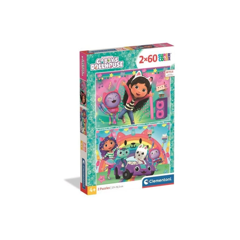 CLEMENTONI 2x60 pièces Gabby et la maison magique - vue 3