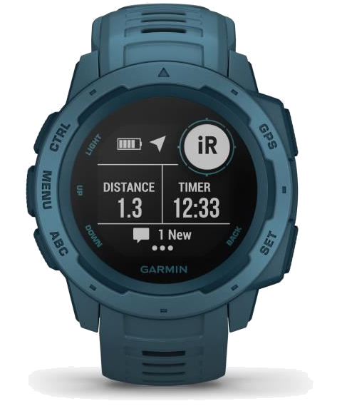 Garmin Instinct®- Montre GPS robuste - Bleu lac