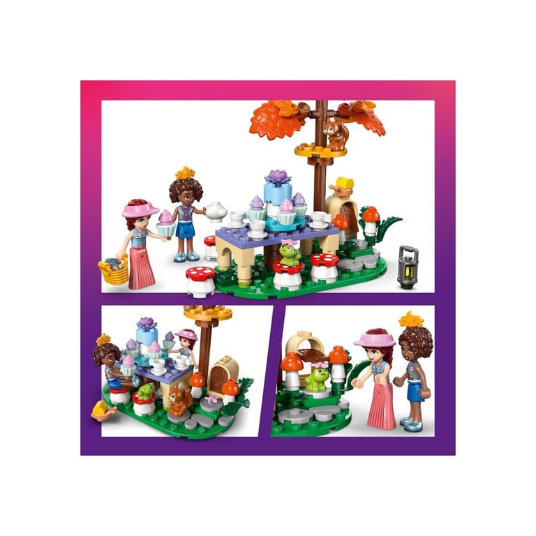 Jeu de construction LEGO Friends 42690 Forest Tea Party avec minidolls et animaux 116 pièces Blanc - Neuf