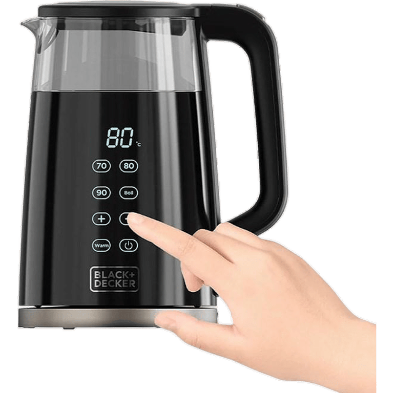 Bouilloire Électrique BLACK+DECKER BXKE2206E – 2200 W, Capacité 1,7 L, 7 Températures - vue 4