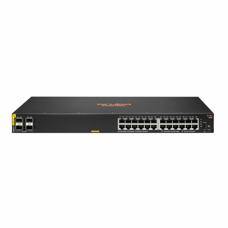 HPE Networking 6000 24G Class4 PoE+ 4SFP R8N87A - vue 4