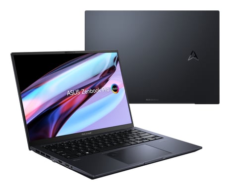 ASUS Zenbook Pro 14 OLED UX6404VV-M9004W Intel® Core™ i7 i7-13700H Ordinateur portable 36,8 cm (14.5'') Écran tactile 2.8K 16 Go DDR5-SDRAM 512 Go SSD NVIDIA GeForce RTX 4060 Wi-Fi 6E (802.11ax) Windows 11 Home Noir