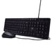 Ewent EW3005 clavier Souris incluse Bureau USB QWERTY Italien Noir