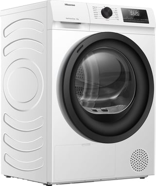 DHQE900UWDC - Asciugatrice a libera installazione Hisense da 9 kg, bianca