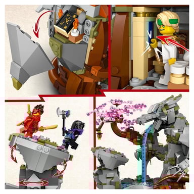 LEGO® NINJAGO® Santuario della Roccia del Drago 71819 - Set di costruzione epico