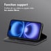 imoshion Étui de téléphone portefeuille Slim pour Apple iPhone 16 - Noir