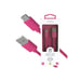 Câble iPhone / Galaxy / Google - USB vers Type-C 3A - 1,5 mètres - Collection POP - Rose