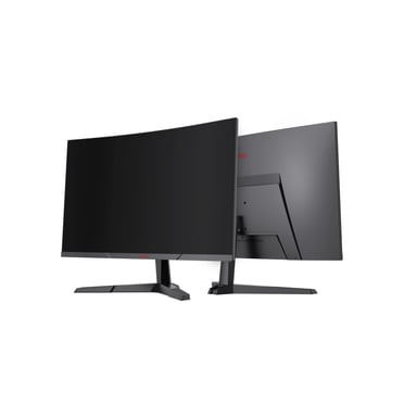 KOORUI 24E6CA Écran PC Jeu - 24 pouces R1500 Courbe Résolution Full HD Fréquence Rafraîchissement 180Hz Réponse 1MS Dalle VA - Rouge Noir