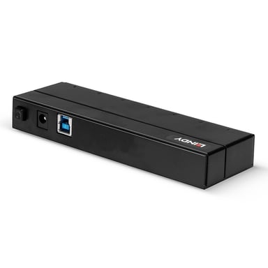 Lindy 43228 hub de interfaz USB 3.2 Gen 1 (3.1 Gen 1) Type-A 5000 Mbit/s Negro