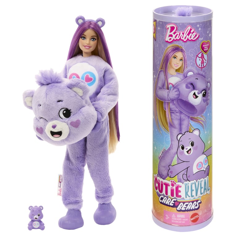 Barbie – Poupée Barbie Cutie Reveal Bisounours Neuf
