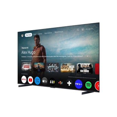 Téléviseur TCL 98T8B 98'' QLED 4K Dolby Vision Google TV 4x HDMI 2.1 WiFi Audio Onkyo Noir