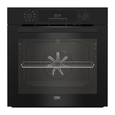 Four encastrable - Chaleur pulsée 3D - BEKO - BBIE11300BMP - Noir - 66 L - Porte froide GIFAM - 59,4x56,7x59,5 cm