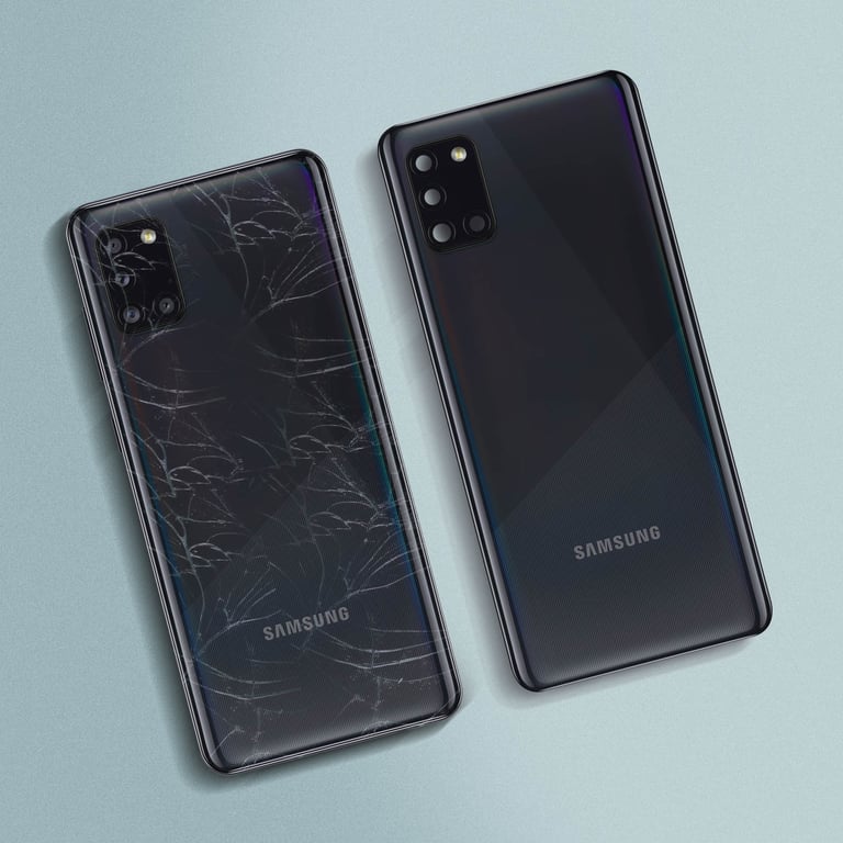 Cache Batterie Samsung Galaxy A31 Façade Arrière Originale Samsung Neuf - vue 4