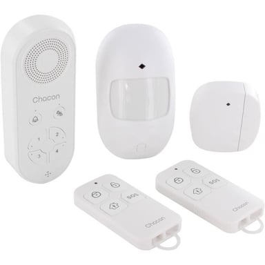 Chacon Kit de alarma inalámbrico con alarma por voz