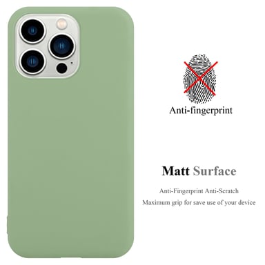 Coque pour Apple iPhone 14 PRO MAX en CANDY VERT PASTEL Housse de protection Étui en silicone TPU flexible