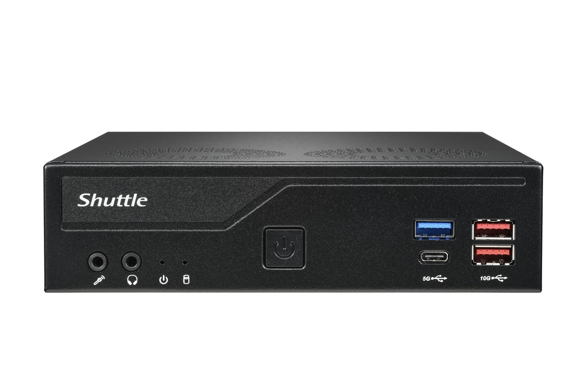 Shuttle Slim PC DH770 S1700 2x HDMI 2x DP 2x 2.5G LAN 2x COM 8x USB 1x 2.5 2x .2 fonctionnement permanent 247 attaches VESA Neuf