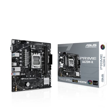 ASUS PRIME A620M-K AMD A620 Emplacement AM5 micro ATX