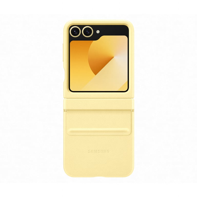 Samsung Coque Premium Jaune Galaxy Z Flip6 - vue 4