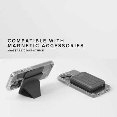 Coque antibactérienne antichoc magnétique invisible pour Apple iPhone 14 Pro, Transparente