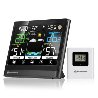 BRESSER MeteoTemp BF estación meteorológica en color con pantalla táctil 7007511