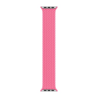 Bracelet Solo tressé pour Apple Watch | 44/45/46/49 mm - Taille 10 - Flamingo
