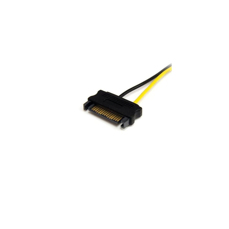 Câble Adaptateur StarTech.com SATPCIEX8ADP – Alimentation SATA vers PCI Express 8 Broches, 15 cm - vue 2