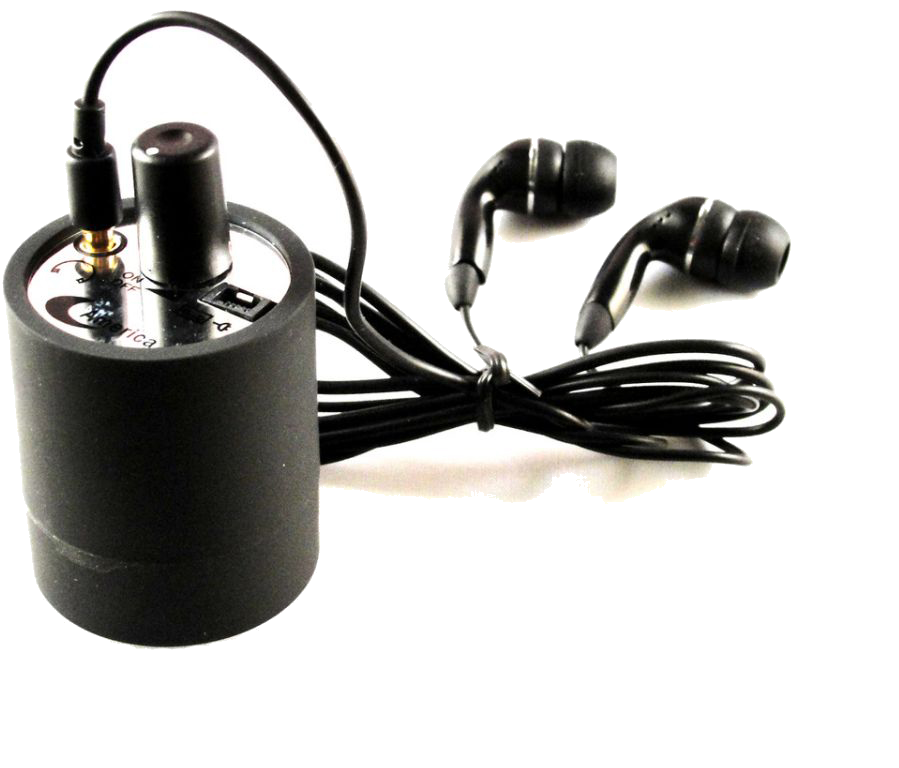 Micro Espion + Ecouteurs Tres Haute Sensibilite Pour Ecouter À Travers Les Murs Plastique YONIS