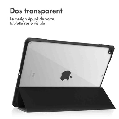 imoshion Coque tablette rigide Trifold pour Apple iPad 9 (2021) 10.2 pouces / iPad 8 (2020) 10.2 pouces / iPad 7 (2019) 10.2 pouces - Noir