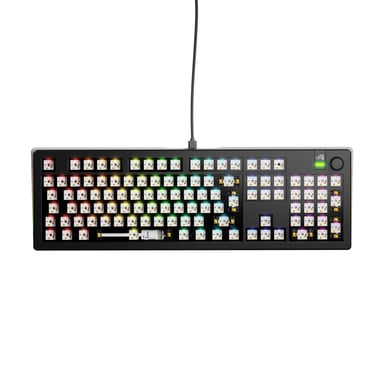 Glorious Gaming GMMK 3 100% Barebones clavier USB Non Noir