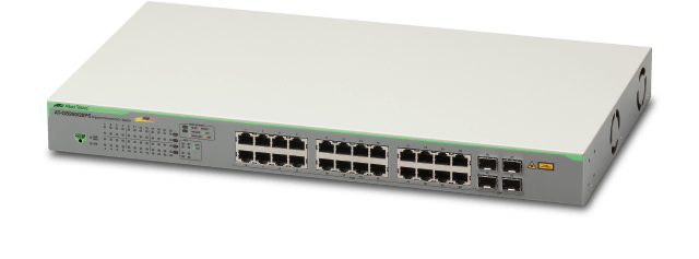 Allied Telesis GS95028PS Géré Gigabit Ethernet 101001000 Connexion Ethernet supportant 'alimentation via ce port PoE Neuf