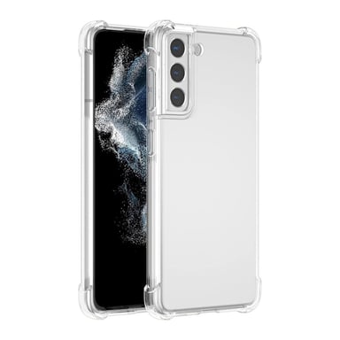 EVETANE Coque Samsung Galaxy S22 5G Anti-Chocs avec Bords Renforcés en silicone Transparente Housse Protection