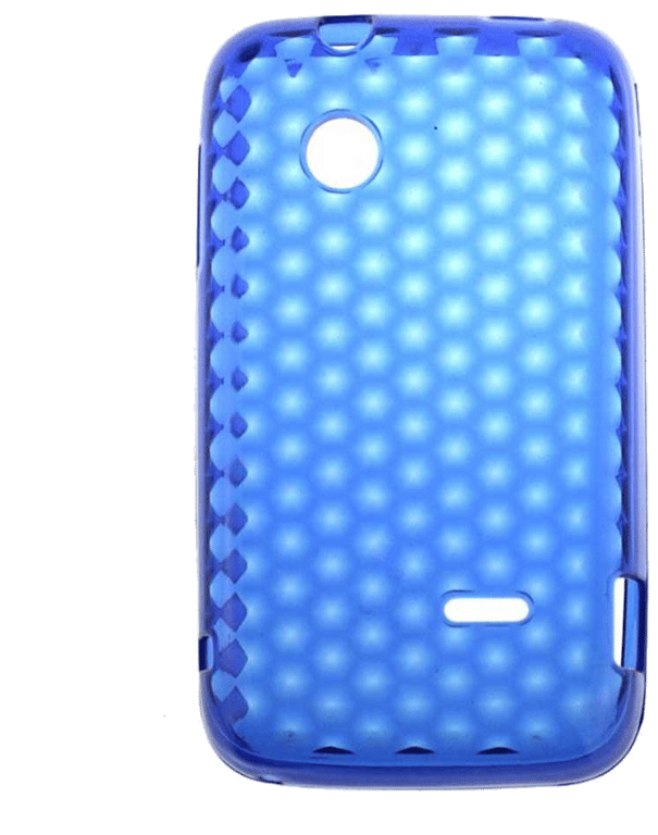 Coque silicone unie compatible Givré Bleu Sony Xperia Tipo