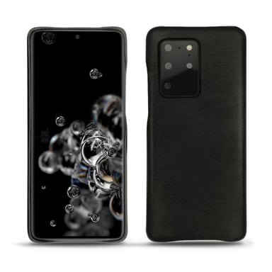 Coque cuir Samsung Galaxy S20+ 5G -  - Noir - Cuir lisse premium