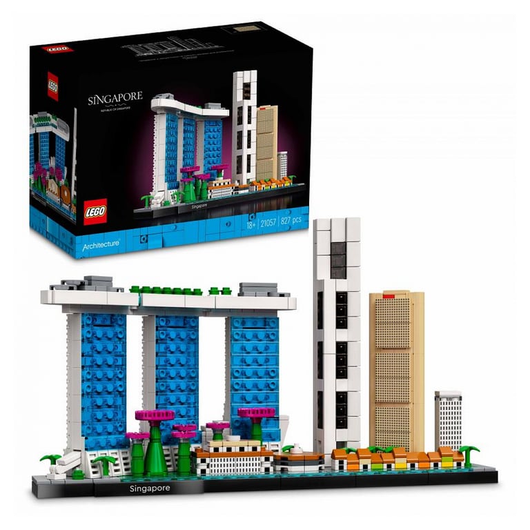 LEGO 21057 Architecture Singapour - vue 4