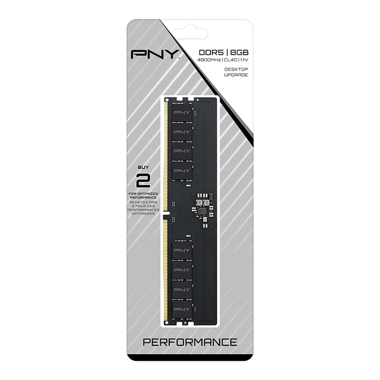 Mémoire PNY PERFORMANCE DDR5 8GB 4800MHz - vue 3